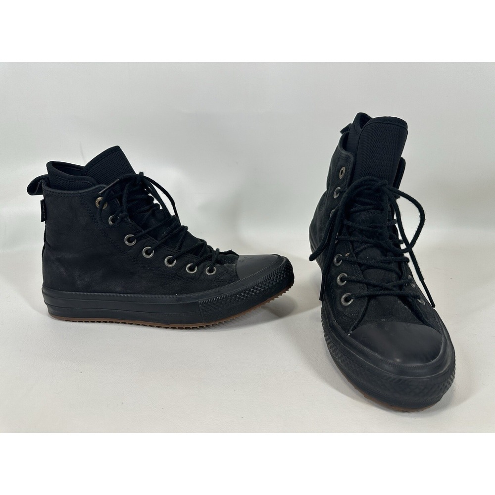 Converse All Star Waterproof Nubuck Black 157460C Mens 6 Women 8 Neoprene Gum‎